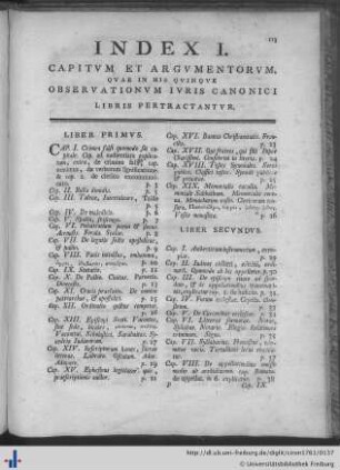 Index I capitum et argumentorum…