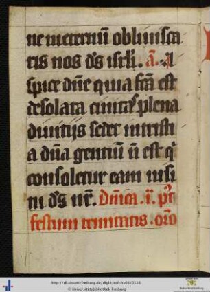 [253v - 280v] Orationen sowie Benedictus- und Magnificat-Antiphonen.