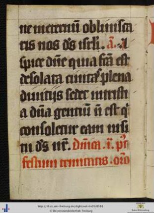 [253v - 280v] Orationen sowie Benedictus- und Magnificat-Antiphonen.