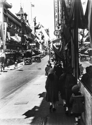 Chinatown : Straße in Chinatown von San Francisco