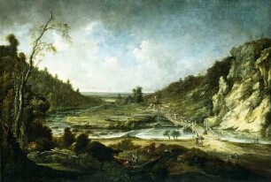 Der Plauensche Grund mit Forsthaus und Weißeritzbrücke