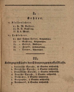 Kurzer Bericht über den Stand des Progymnasiums zu Kaiserslautern : im Studienjahre ...; bekannt gemacht bei der öffentlichen Preise-Vertheilung. 1826/27 (1827)