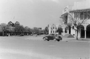 Hauptstraße : Blick über die Hauptstraße von Lubumbashi