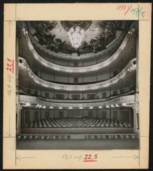 Stadttheater, Kolmar: Ansicht Zuschauerraum
