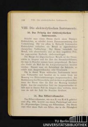 VIII. Die elektrolytischen Instrumente.
