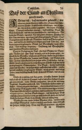 "Daß der Glaub[e] an Christum gerecht macht"