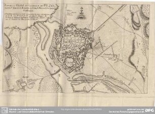 Plan De La Ville Et Citadelle De Wezel
