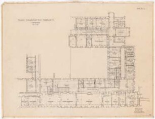 Auswärtiges Amt, Berlin-Mitte Umbau: Grundriss 1. Obergeschoss 1:100