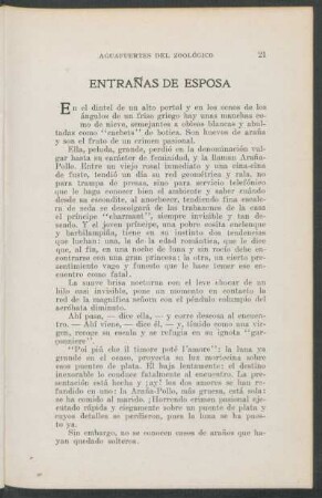 Entrañas de esposa