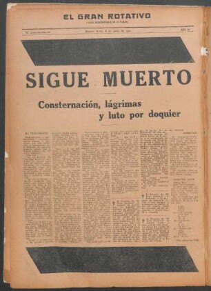El gran rotativo : Diario independiente de la mañana. - Nº9000000000120