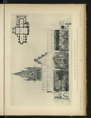 Fürstliches Jagd- und Trophäenmuseum. Entworfen von H. Eberhardt unter Leitung von Baudirektor A. v. Tritschler an der Kgl. Technischen Hochschule Stuttgart