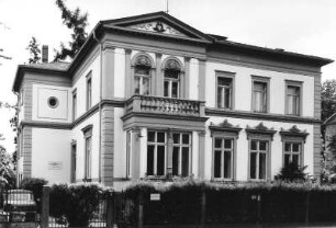 Bautzen, Wallstraße 8. Villa (19. Jh.). Straßenansicht