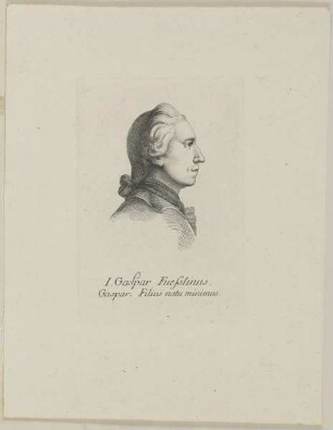 Bildnis des I. Gaspar Fuesslinus
