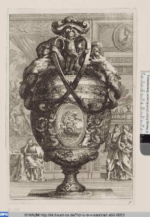 Große Vase mit einem Bild der Venus