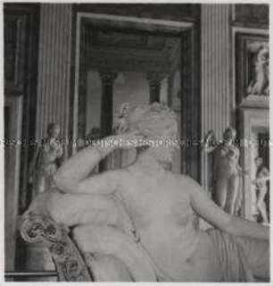 Rom, Piazzale Scipione Borghese, Galleria Borghese, Marmorskulptur Pauline Borghese (geb. Bonaparte)