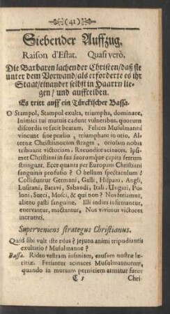 Siebender Auffzug.