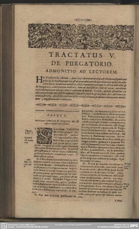 Tractatus V. De Purgatorio