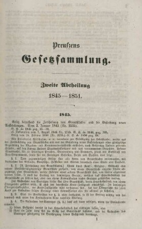 1845 bis 1847