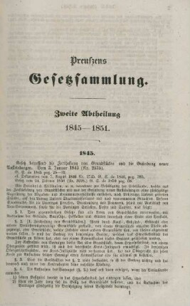 1845 bis 1847