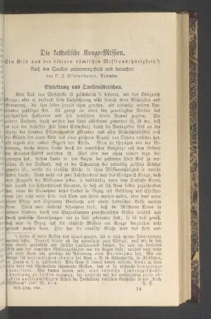 Die katholische Kongo-Mission