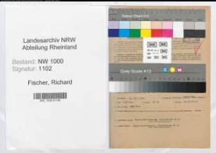 Entnazifizierung Richard Fischer, geb. 25.05.1883 (Banksekretaer)