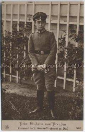 Prinz Wilhelm von Preußen in Uniform