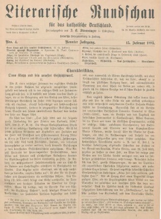 97-104 Onno Klopp und sein neuestes Geschichtswerk : II.