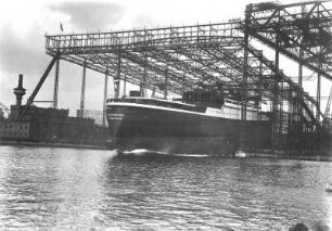 Passagierschiff "Hamburg" : Passagierschiff "Hamburg". Länge 193,50 m, Breite 22,10 m (1925-1926; Blohm und Voss)
