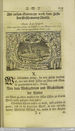 Am ersten Sonntage nach dem Feste der Erscheinung Christi