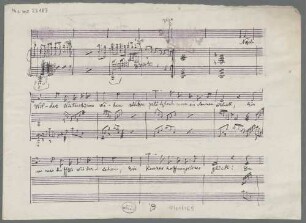 2 Lieder, V, pf, Sketches. Fragments - BSB Mus.ms. 23187 : [without collection title]
