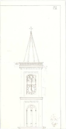 Gärtner, Friedrich von; München; St. Ludwig (Ludwigskirche) - Teilansicht