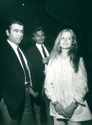 IFF 1972. Alain Levent, Georg Mathey Franz, Kulturattaché, Isabelle Huppert