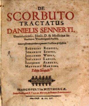 De scorbuto tractatus