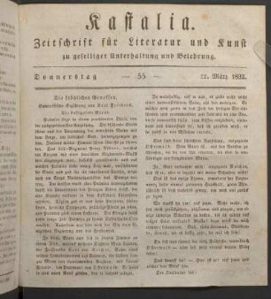 Ausgabe vom 19. März 1832.
