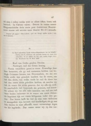 25. [K. Karl till Högmästaren om varning till Preussiska sjöfarande, dat. Stockh. d. 21 Mars 1452.]