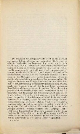 Casuistischer Beitrag zu den Hirntumoren im Kindesalter : Inaug.-Diss. d. U. Strassburg