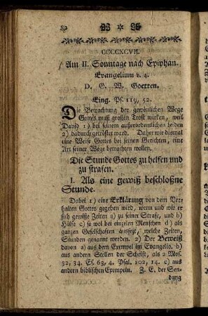 CCCCXCVII. Am II. Sonntage nach Epiphan. Evangelium v. 4.