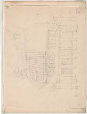 Thiersch, Friedrich von; Wiesbaden; Kurhaus - Innenraum (Perspektive)
