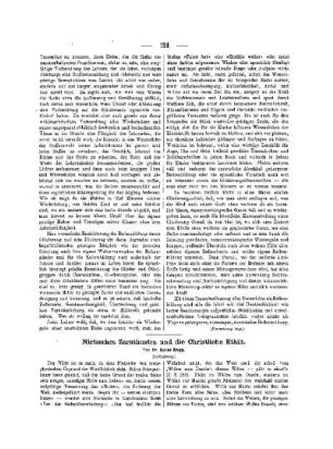 Nietzsches Zarathustra und die Christliche Ethik : (Fortsetzung)