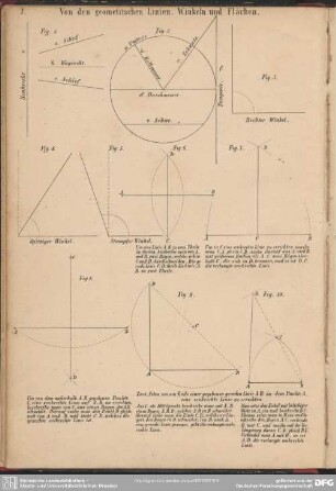 Von den geometrischen Linien, Winkeln und Flächen