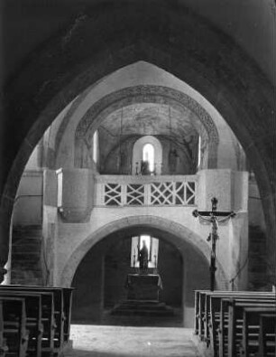 Matrei in Osttirol-Ganz. Filialkirche heiliger Nikolaus (1186/1200). Inneres