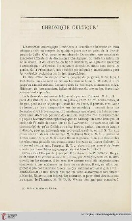 N.S. 19.1869: Chronique celtique, [2]
