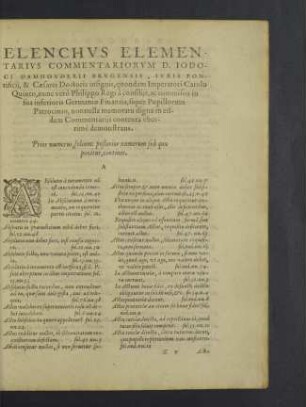 Elenchus elementarius