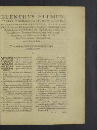 Elenchus elementarius