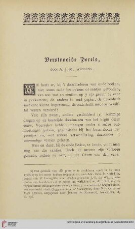 Verstrooide Perels