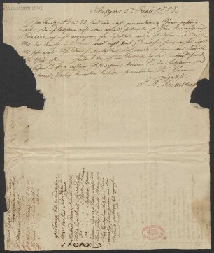 Brief an B. Schott's Söhne : 03.06.1828