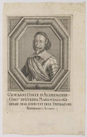 Bildnis des Giouanni Conte d'Aldringher