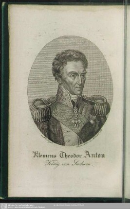 Klemens Theodor Anton König von Sachsen