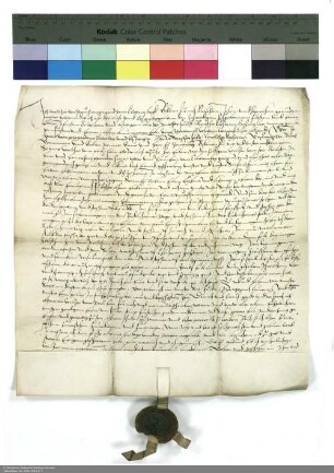 Revers Walters von Praunheim genannt von Klettenberg bezüglich der Belehnung mit Gütern bei Praunheim und Eschersheim durch Johann [II. von Henneberg], Abt von Fulda
