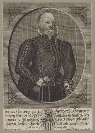 Bildnis des Iohan Onuphrius I. zu Schwarzenberg